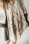 Greta Embroidery Tunic Dress- Sage