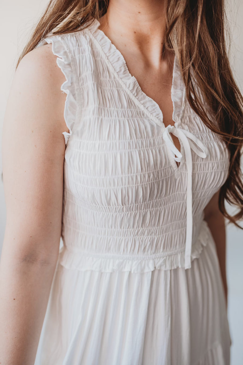 Holly Ruffled Tiered Midi Dress – Poppie's Boutique