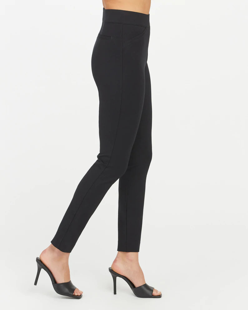 SPANX, Pants & Jumpsuits, Spanx Ponte Anklelength Leggingjegging Medium  Tall Black New