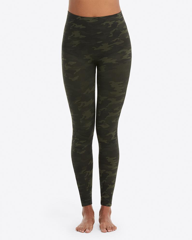 Spanx - Look at Me Now Seamless Leggings - Green Camo