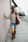 Sarah Stripe Knit Top