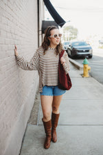 Sarah Stripe Knit Top