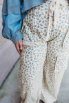 Floral Cargo Wide Leg Pants