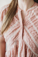 Daisy Mauve Mini Dress
