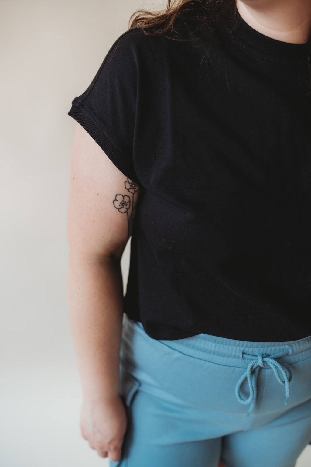 Charcoal Relaxed Tee