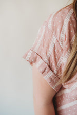 Daisy Mauve Mini Dress