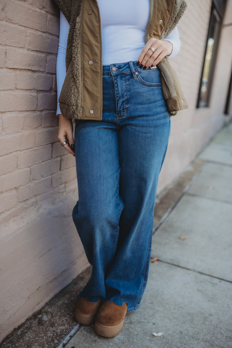 Denim Straight Leg Jean