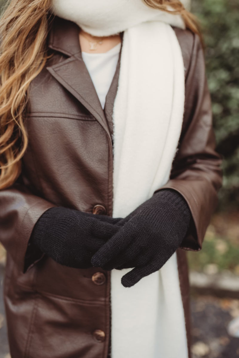 C.C Heather Knit Gloves