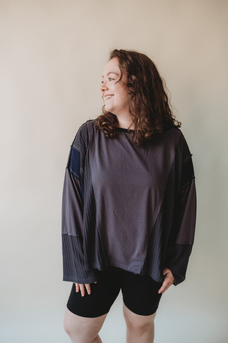 Contrast Rounded Tee