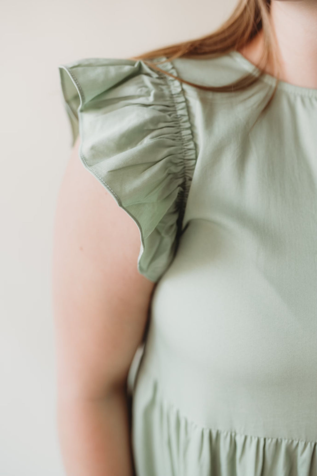 Everyday Sage Tiered Maxi Dress