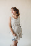Frill Mini Tank Dress