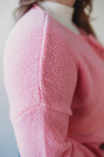 Blair Bow Cardigan- Bubblegum