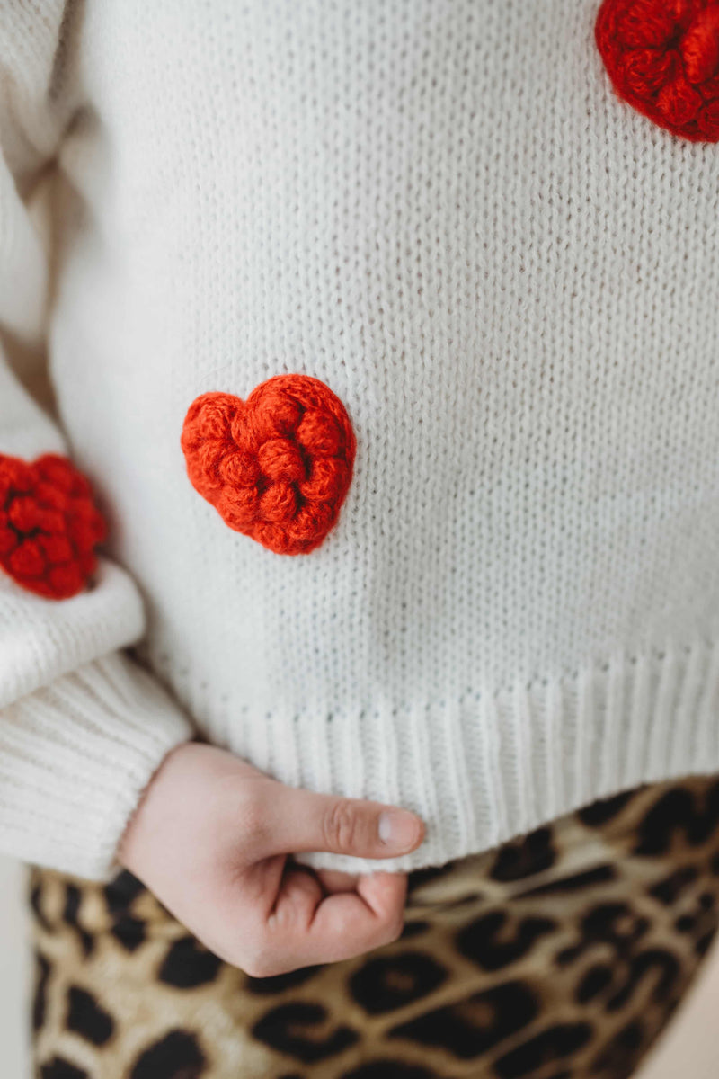 Heart Throb Sweater Top