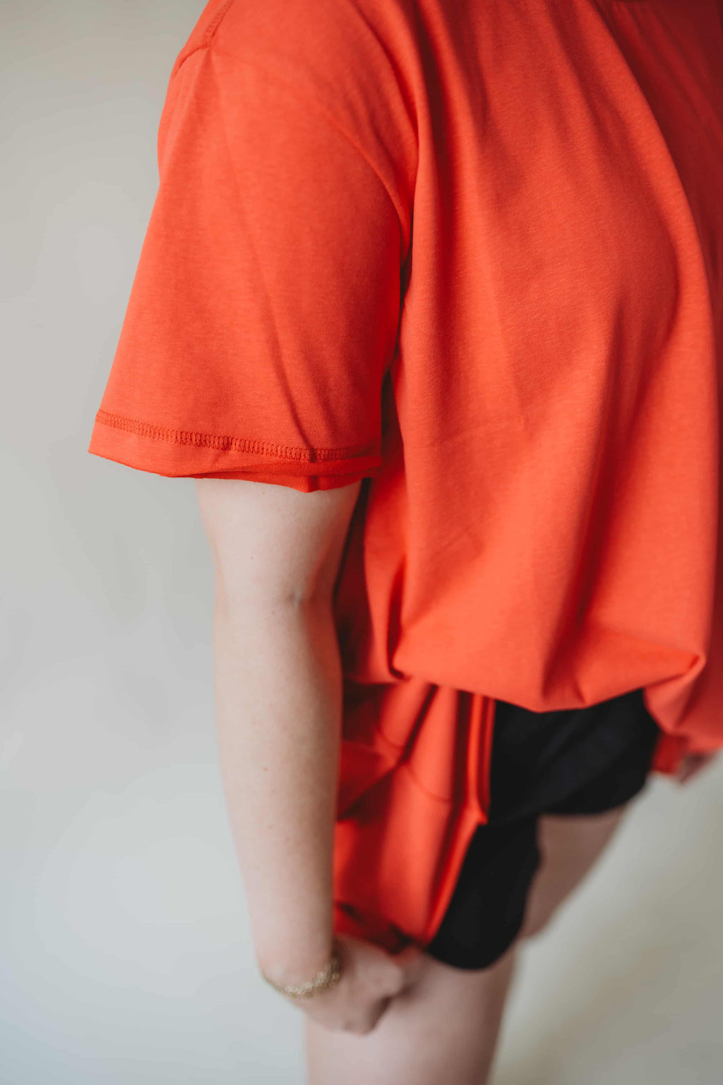 Everyday Oversized Tee- Red