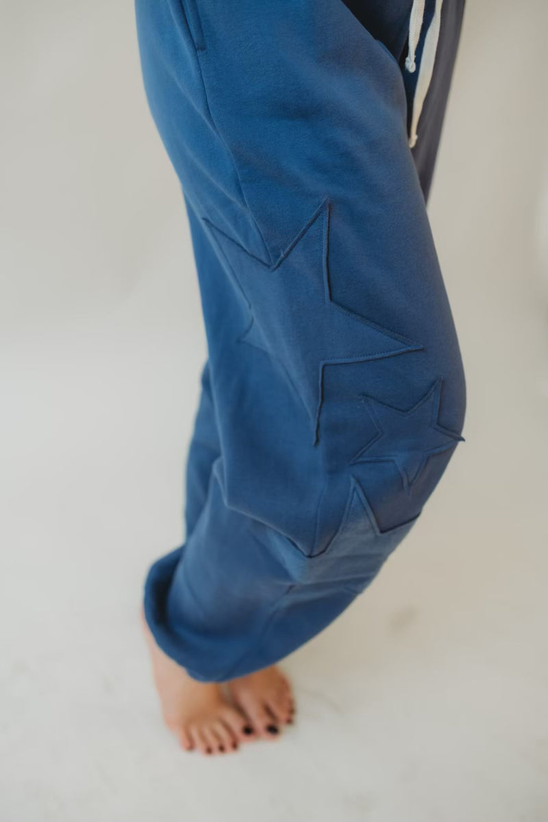 Basic Casual Sweatpants - Navy