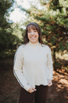 Oat Contrast Sweater