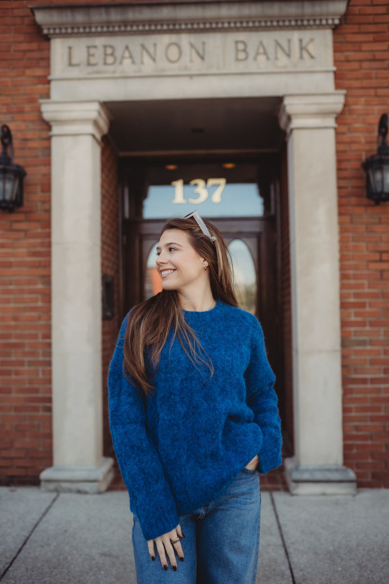 Every Cable Knit Sweater - Denim