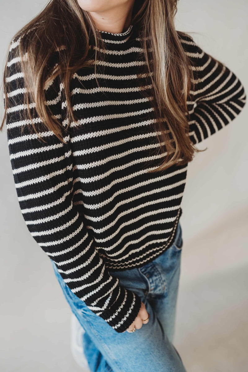 Olivia Striped Knitted Sweater