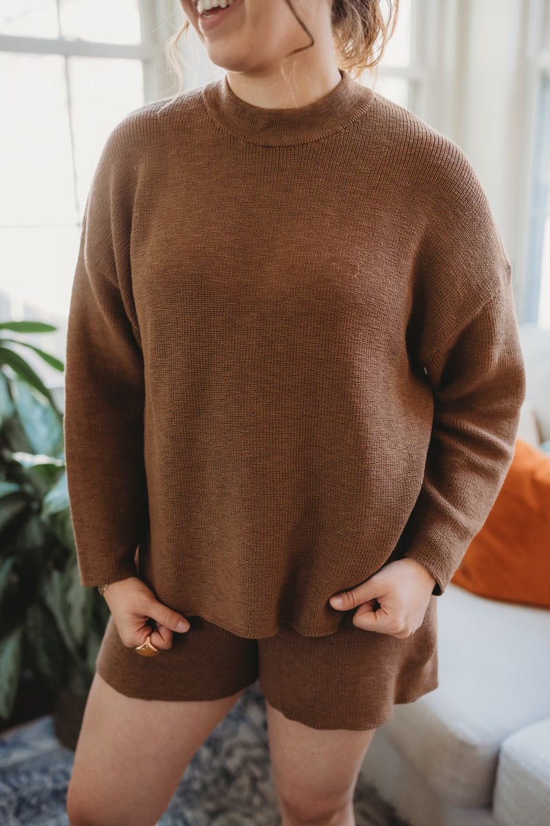 Homebody Sweater Set - Camel