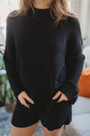 Homebody Sweater Set - Black