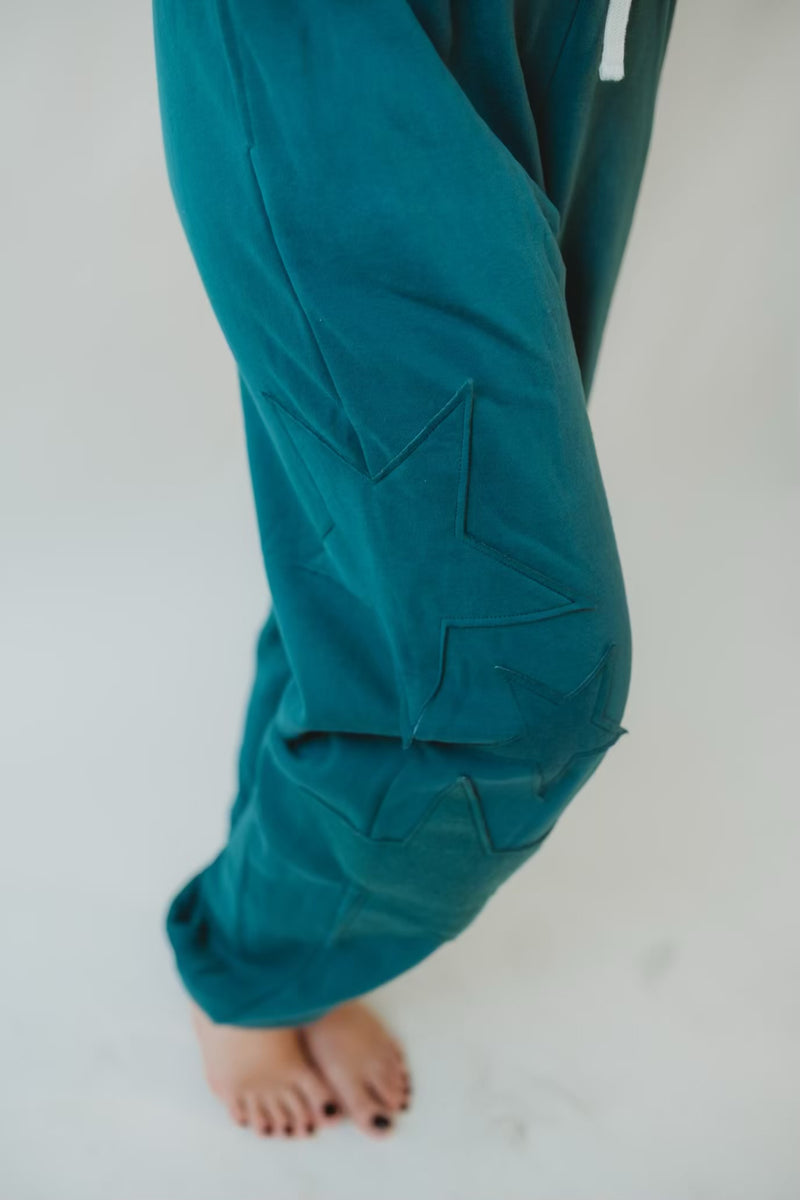 Basic Casual Sweatpants - Green