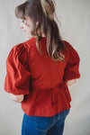 Scarlet Tied Blouse