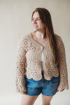 Sandy Crochet Cardigan