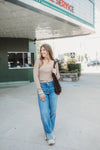 Mable Mocha Top