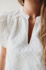 Jane Embroidered Mini Dress
