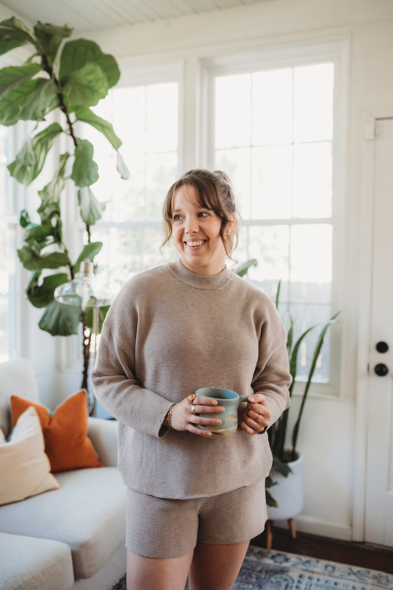 Homebody Sweater Set - Mocha