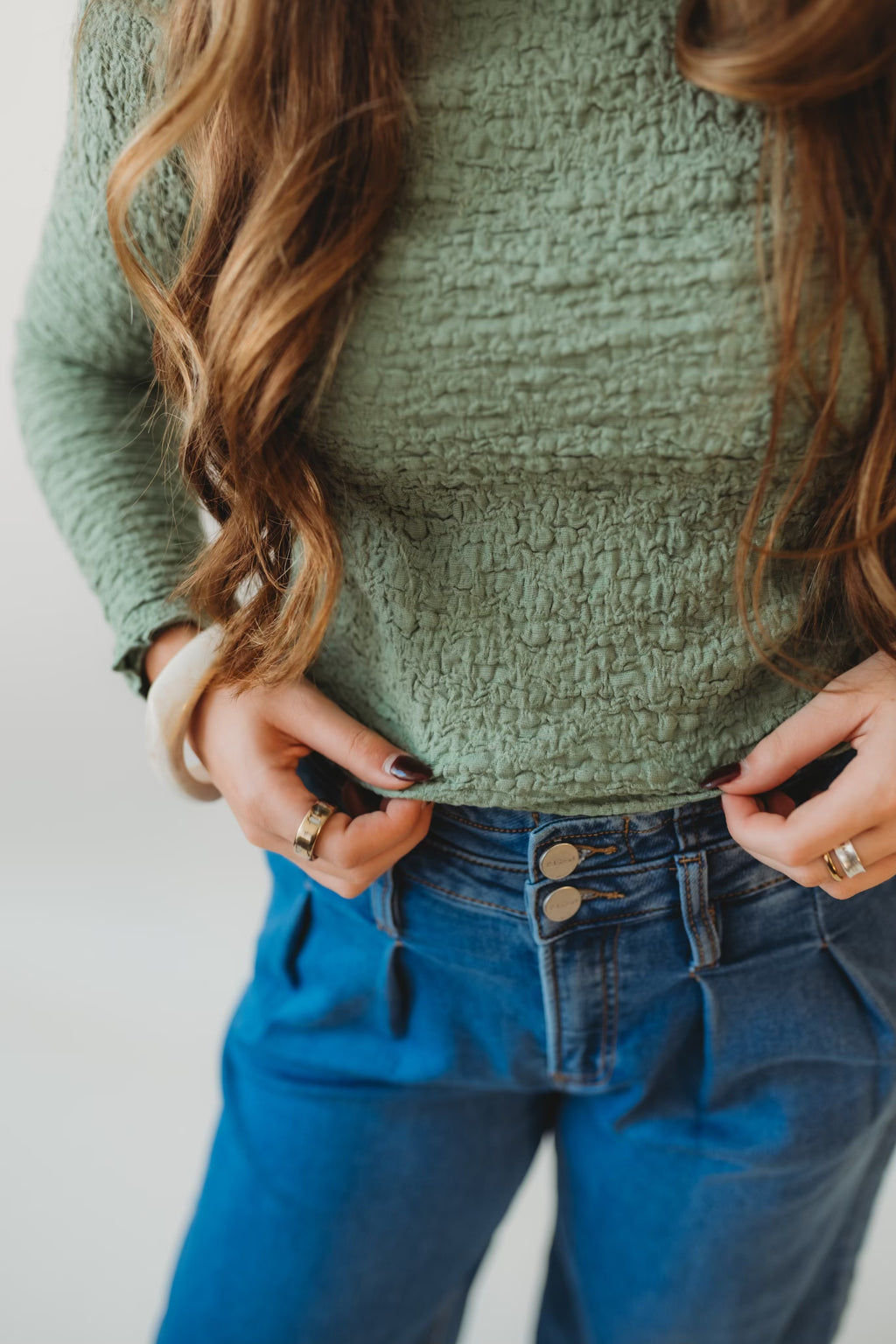 Kenny Crinkle Knit Top