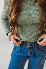 Kenny Crinkle Knit Top