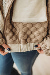 Contrast Floral Quilted Jacket