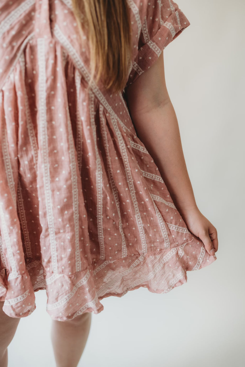Daisy Mauve Mini Dress