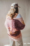 Oversized Cozy Pink Cardi