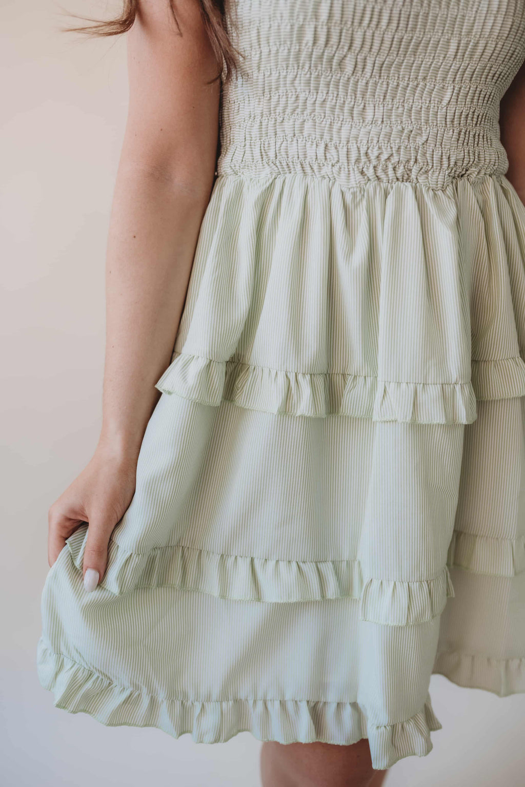 Beth Ruffled Mini Dress