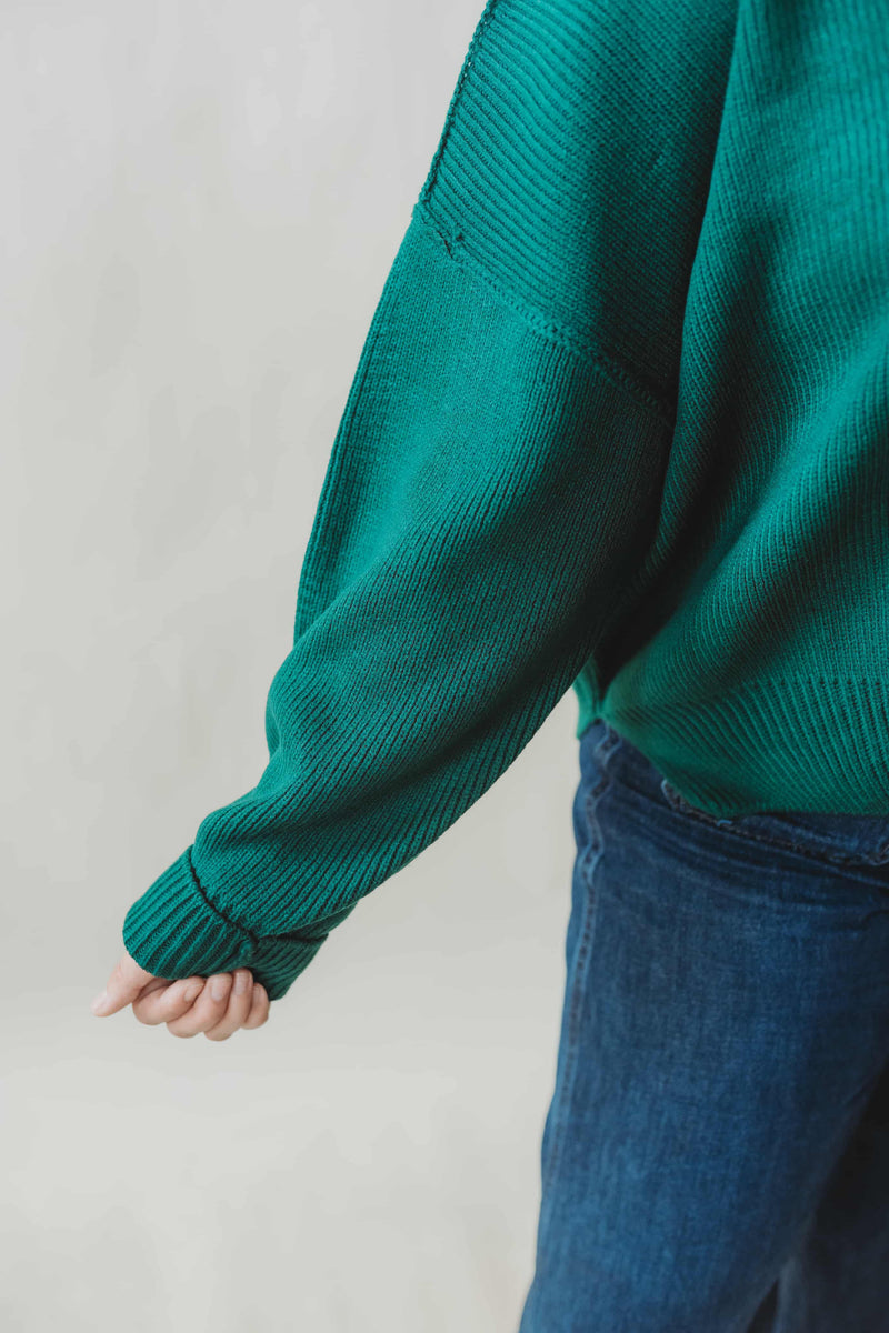 Oversized Classic Sweater - Green