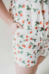 Strawberry Patch Shorts - Cream