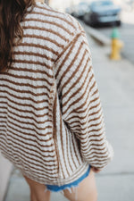 Sarah Stripe Knit Top