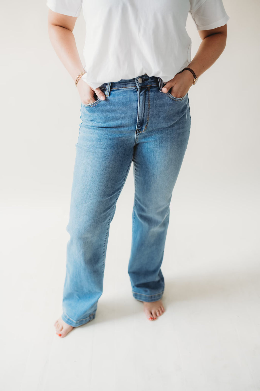Judy Blue High Waist Straight Jeans