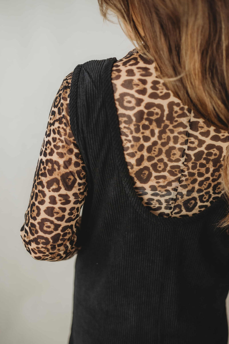 Leopard Sheer Top