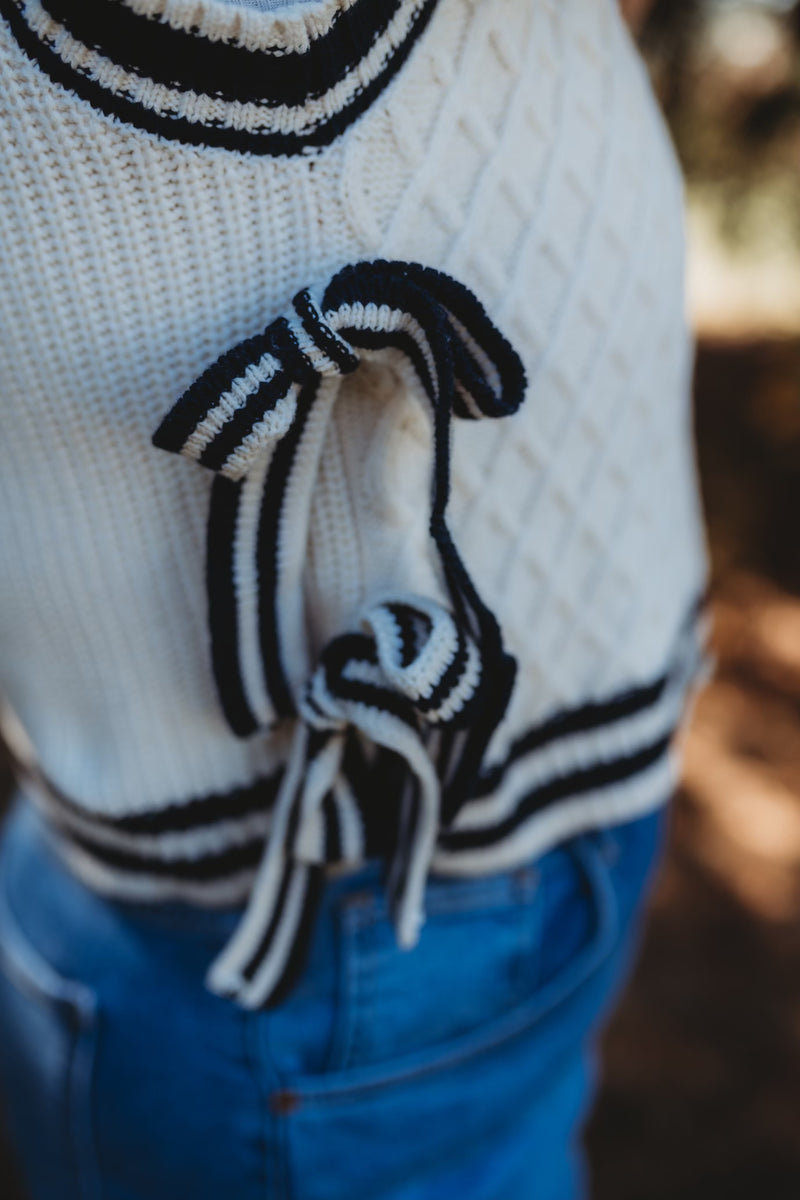 Lewis Contrast Sweater Vest