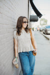 Sarah Smocked Top