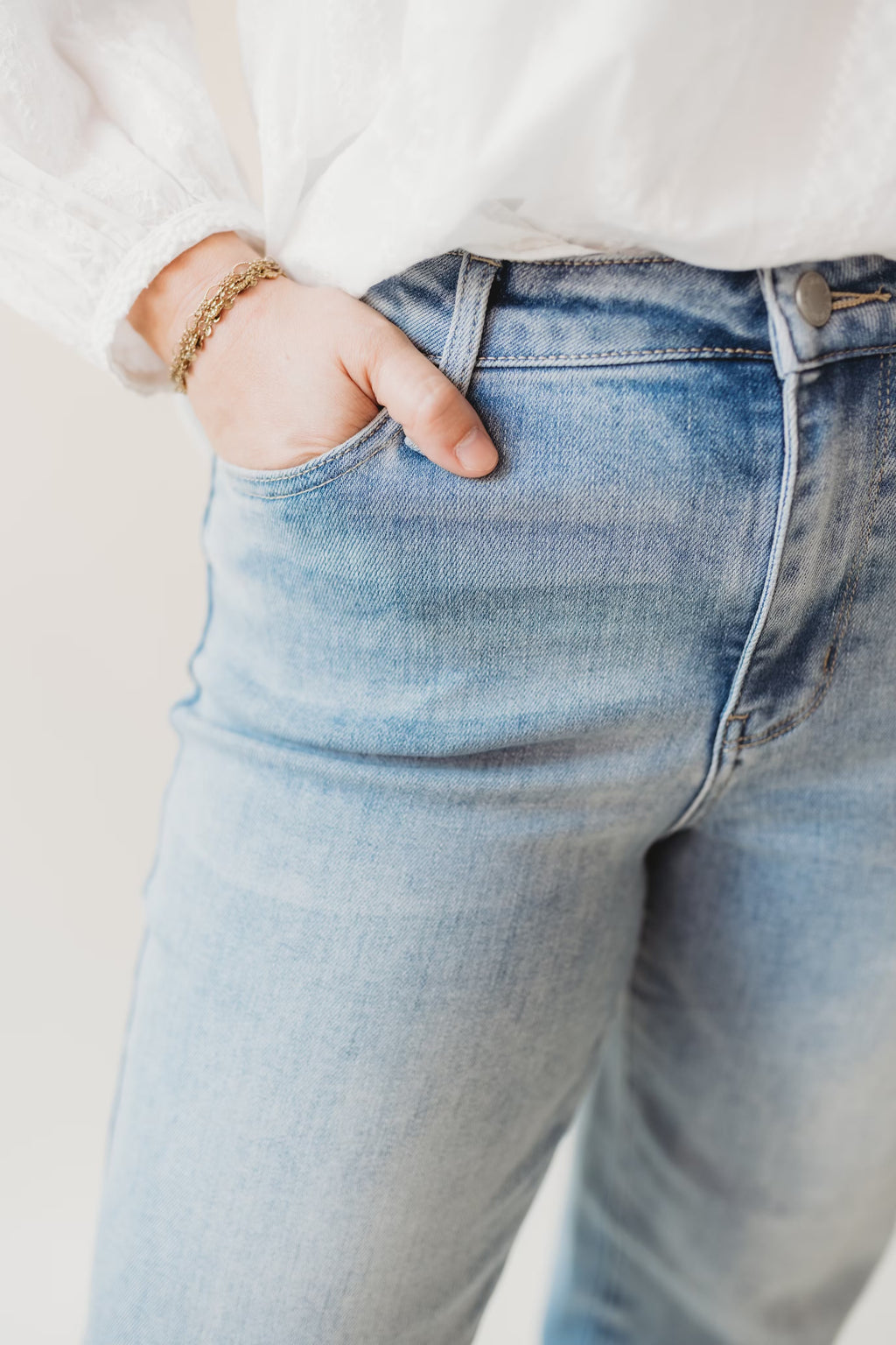Release Hem Wide Leg Jeans