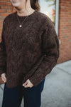 Every Cable Knit Sweater - Brown