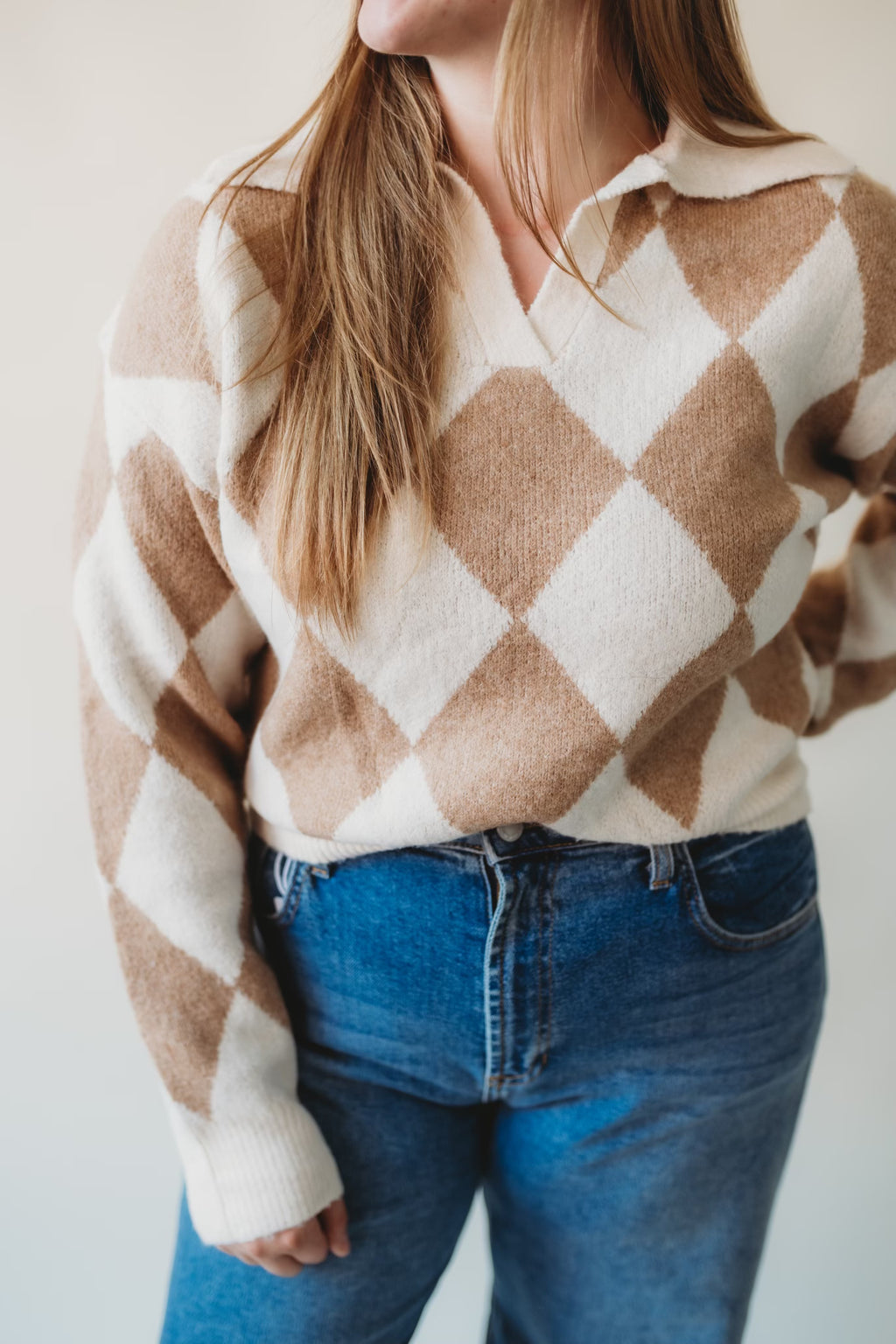 Chic Diamond Sweater