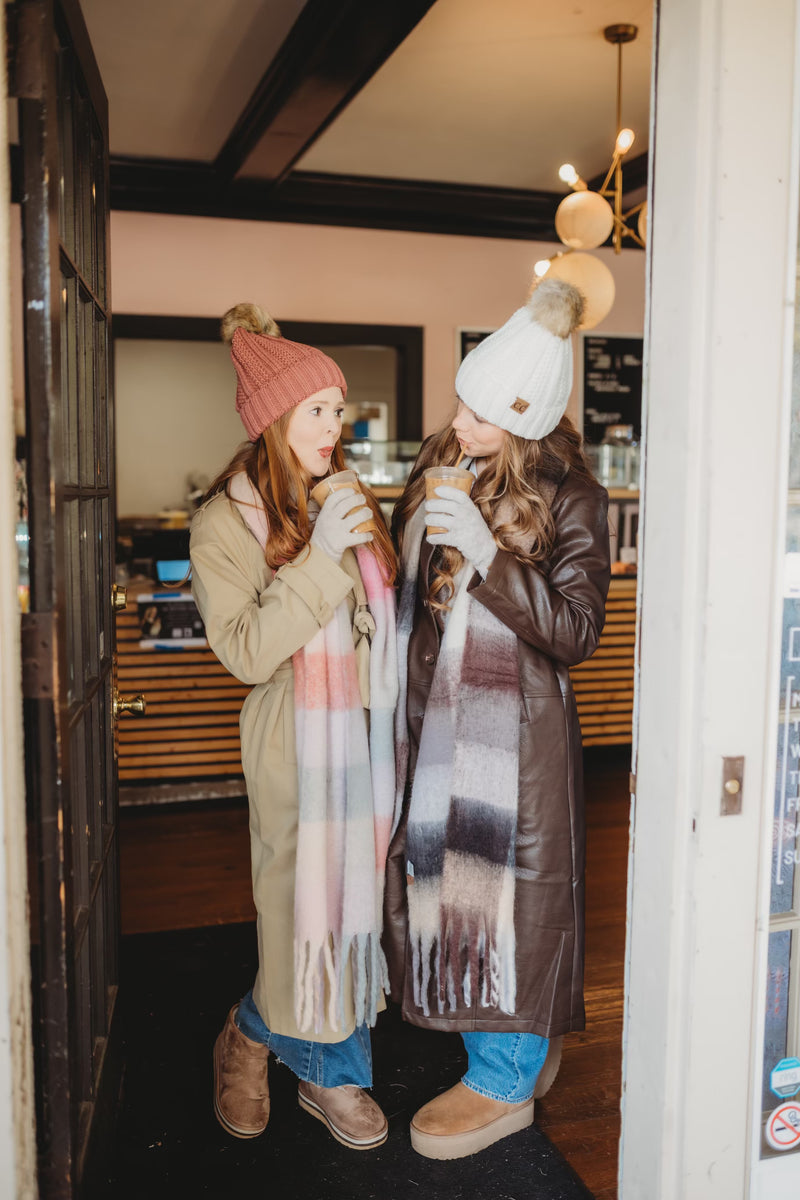 C.C Multi Checkered Scarf