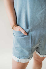 Denim Oversized Romper