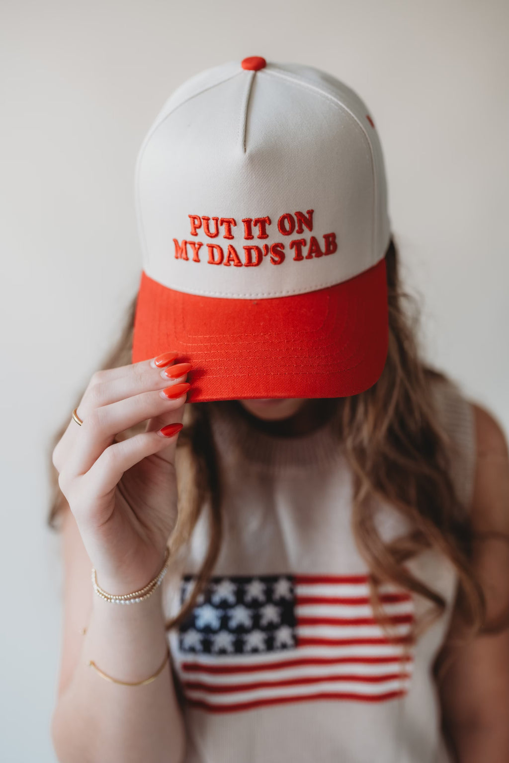 “Put it on my Dad's tab” Cap