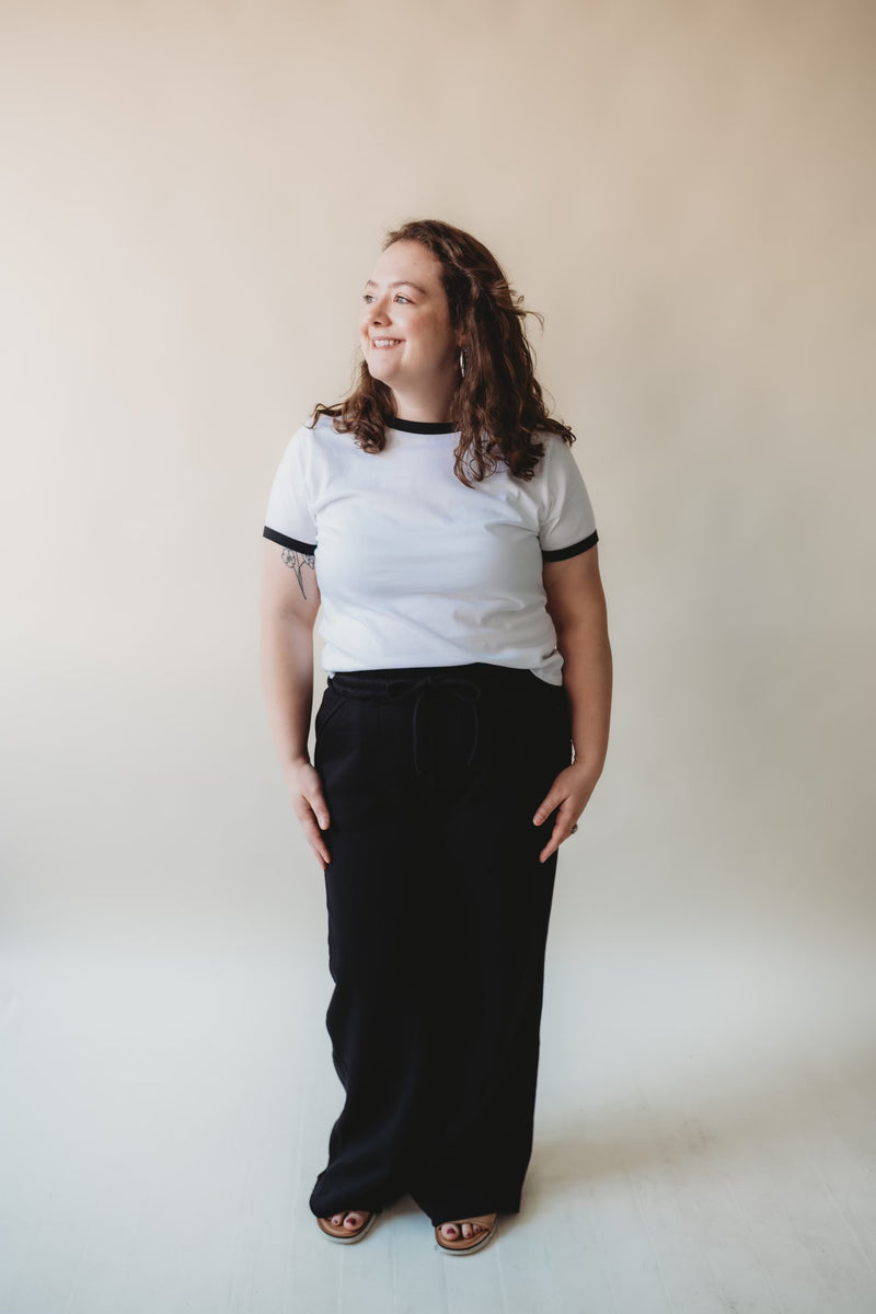 Contrast Binding Tee